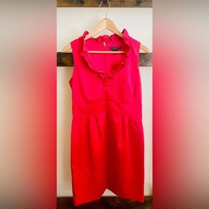 Jessica Howard Womens Pink Satin Cocktail  Dress 10P